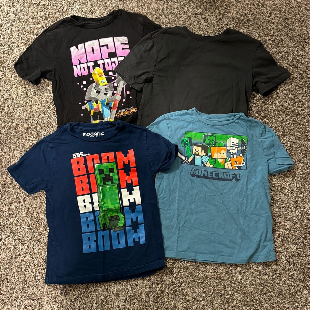 Minecraft tshirt bundle